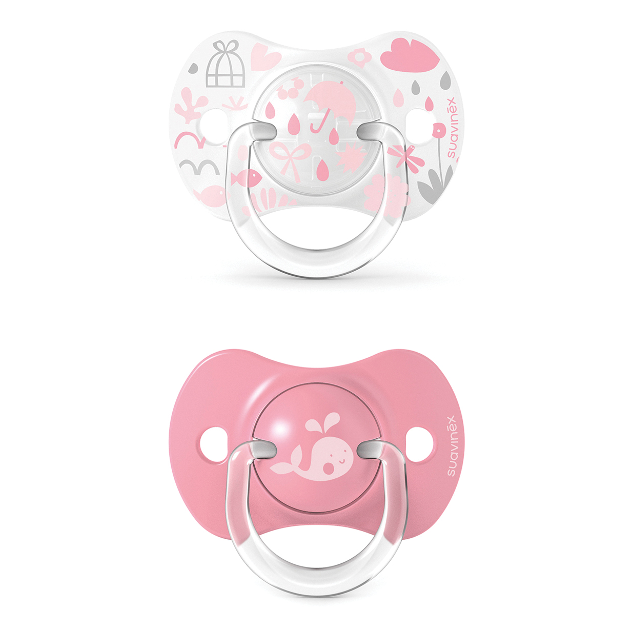 Memories succhietto silicone +18 pro rosa confezione 2