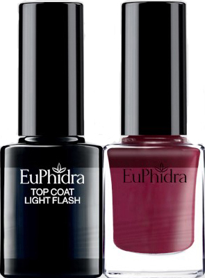 Euphidra smalto semiperm+top coat light protettivo sp01 10 ml