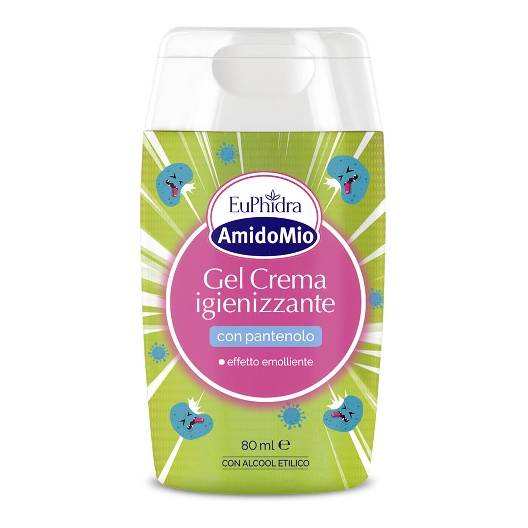 Euphidra amidomio gel crema igienizzante mani 80 ml