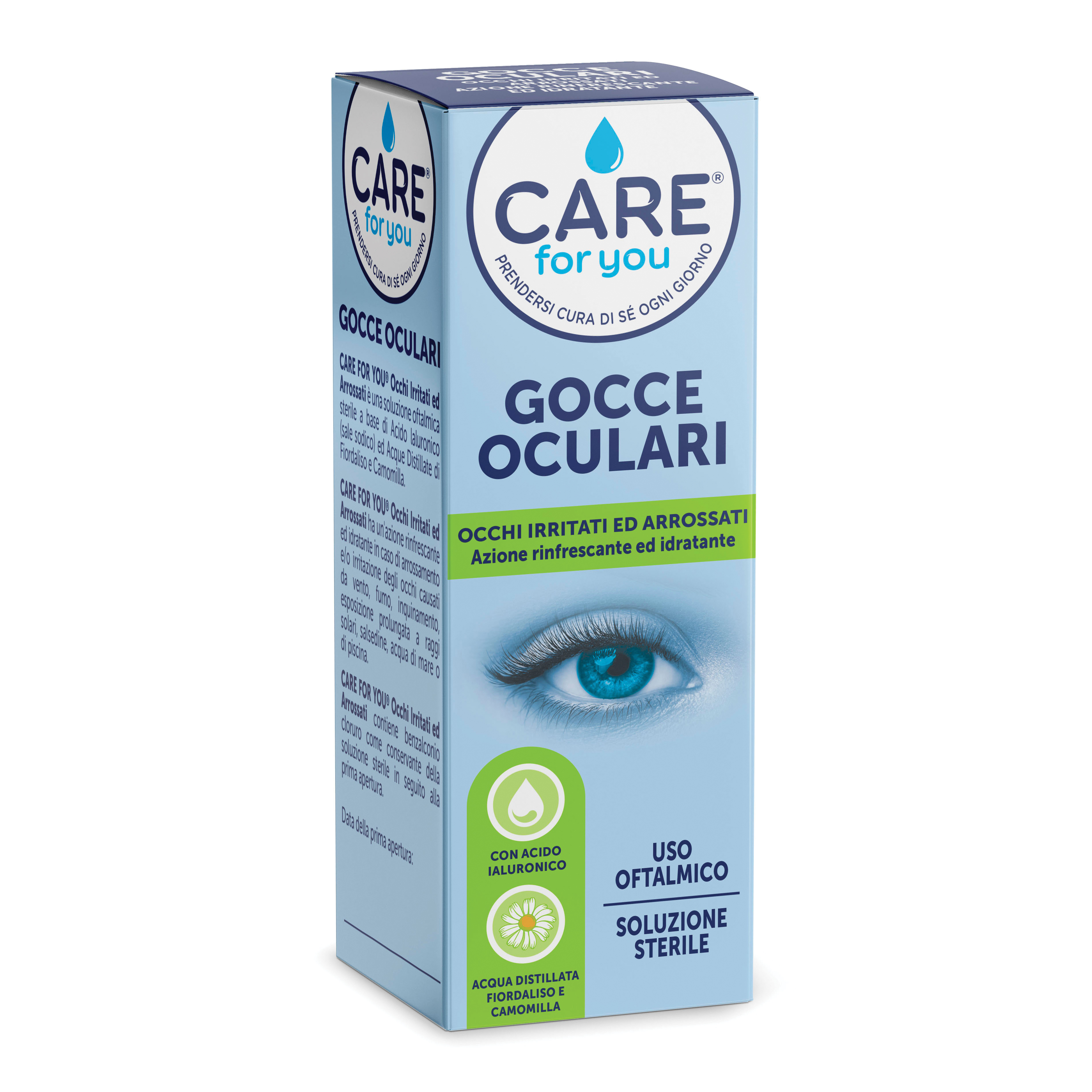Care for you gocce oculari occhi irritati arrossati 15 ml