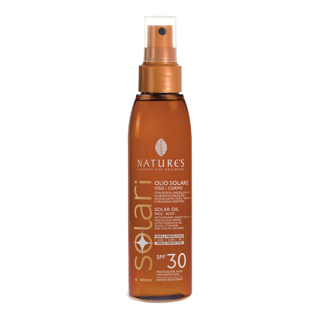 i solari olio solare viso corpo spf 30