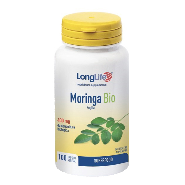 Longlife moringa bio 100 capsule vegetali