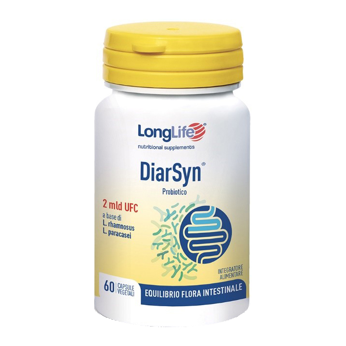 Longlife diarsyn 60 capsule vegetali gastroprotette