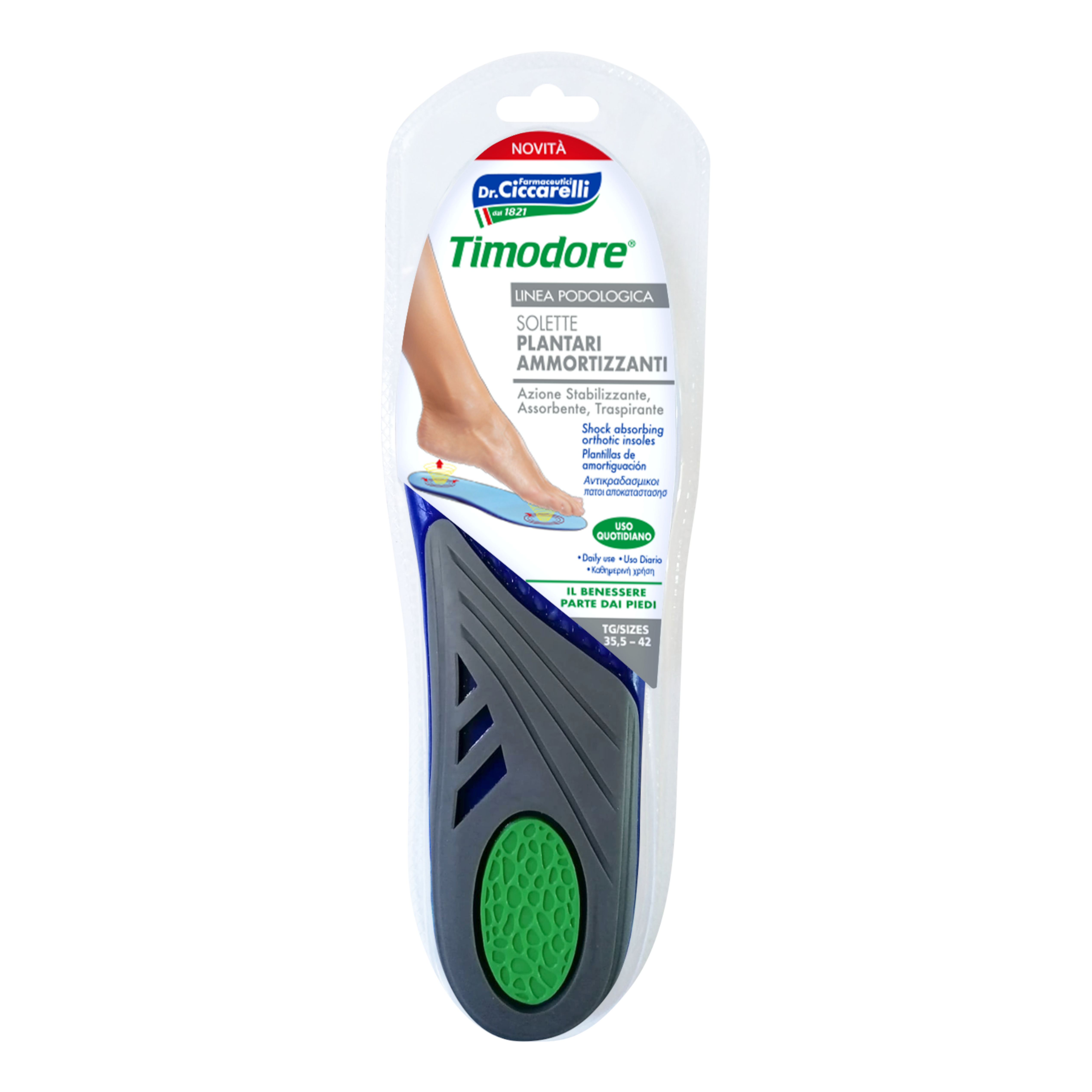 Timodore plantari ammortizzanti taglia 35,5-42