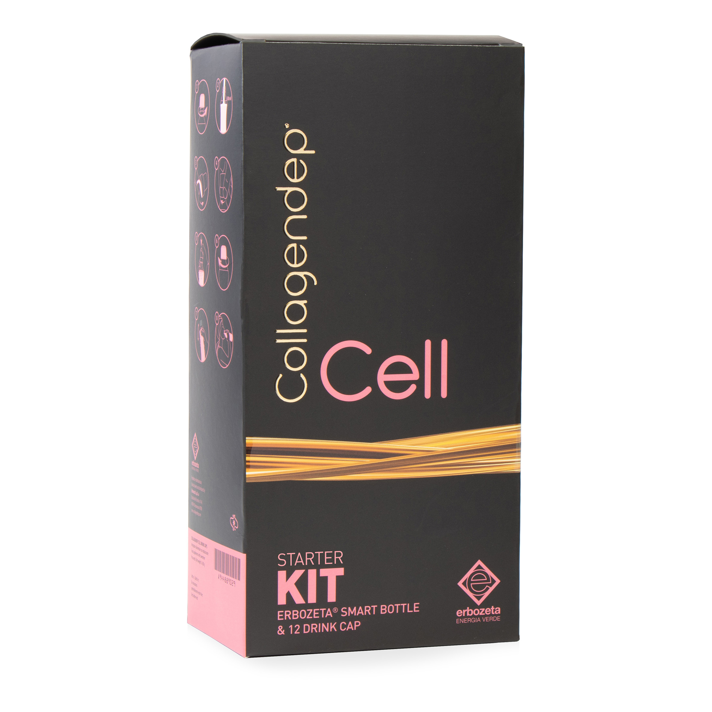 Collagendep cell starter kit 12 drink cap + smart bottle