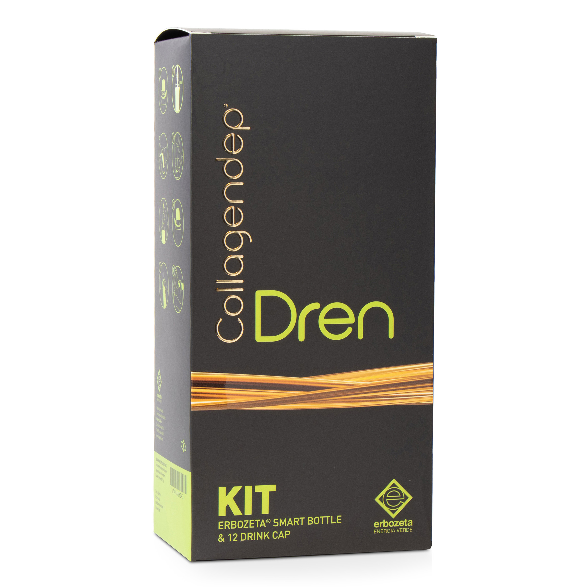 Collagendep dren starter kit 12 drink cap + smart bottle