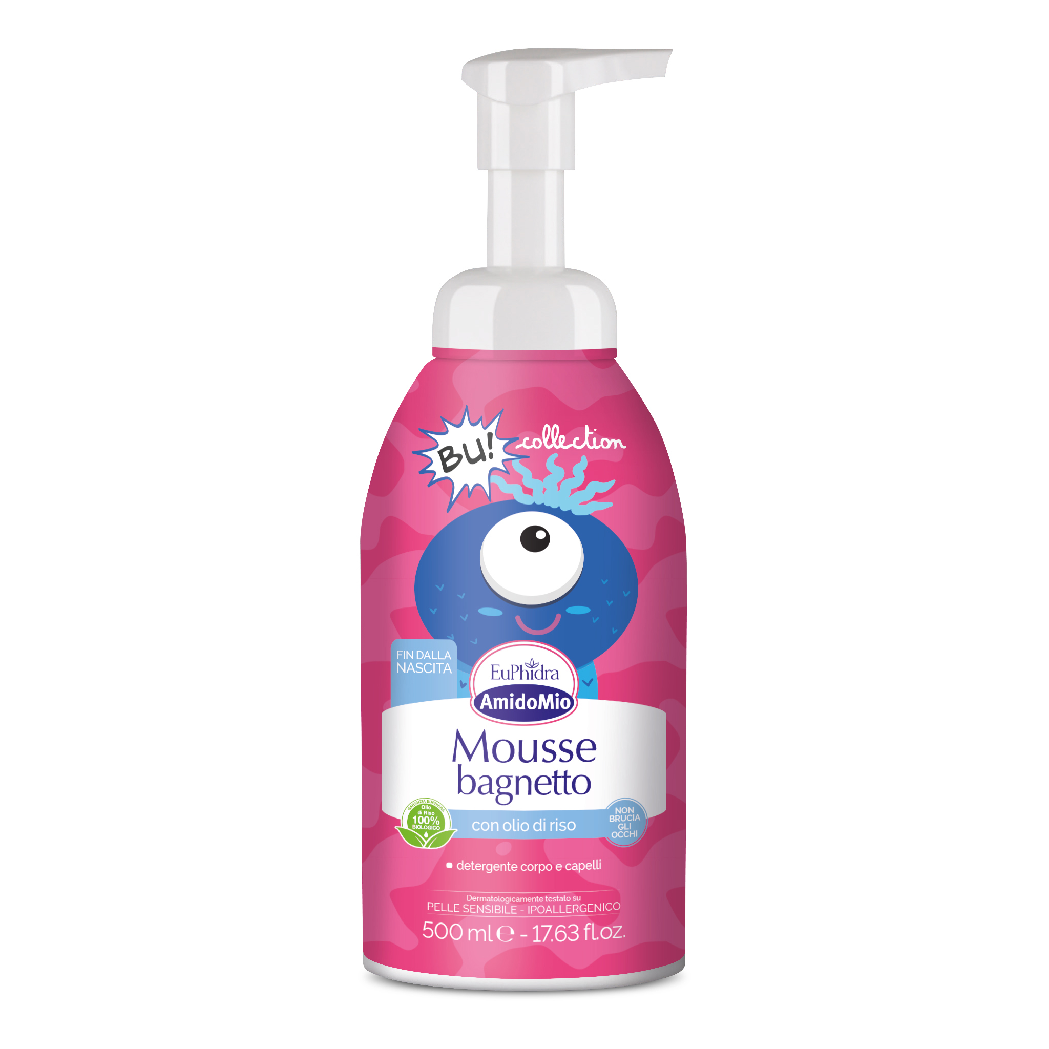 Euphidra amido mousse bagnetto 500 ml