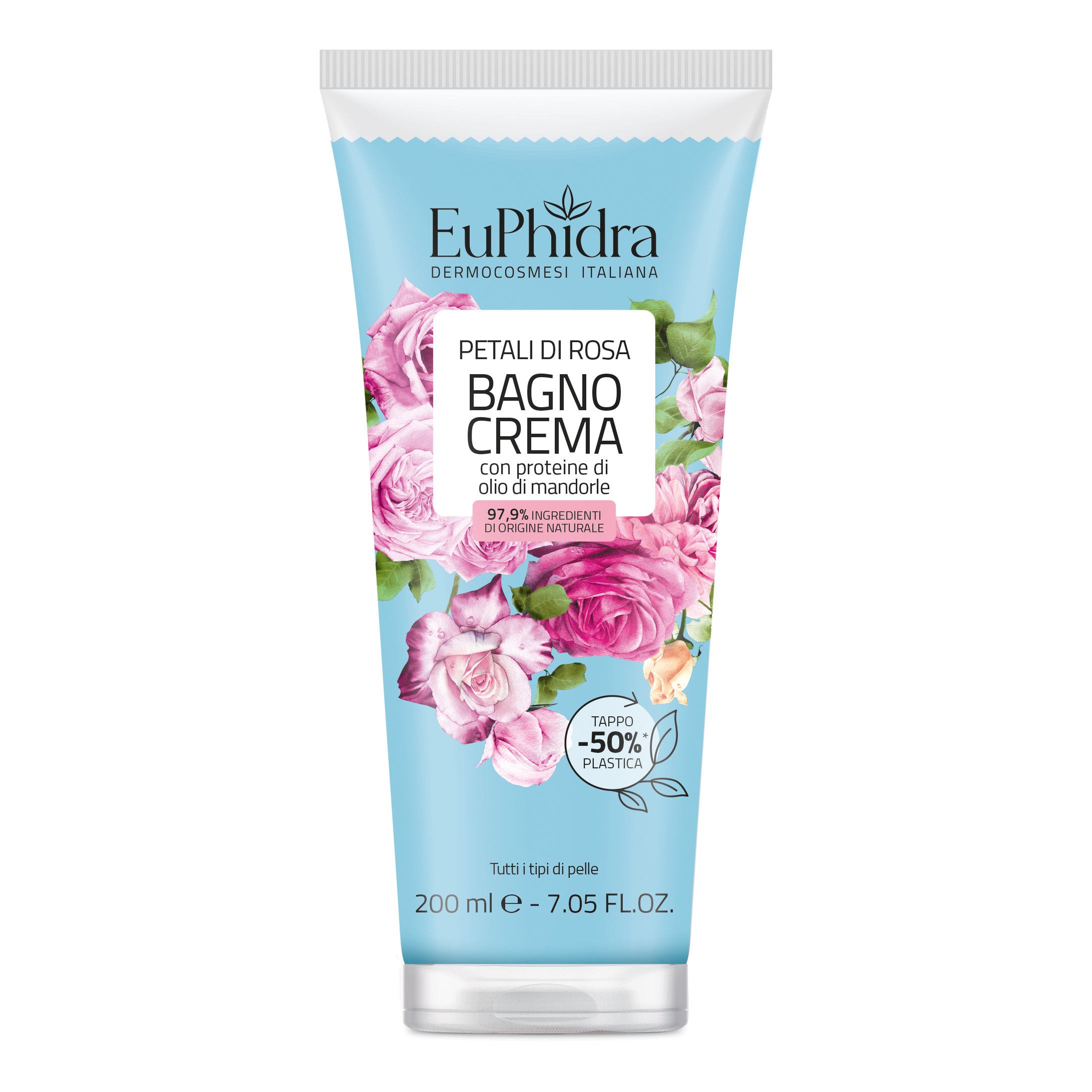 Euphidra bagno crema petali di rosa 200 ml