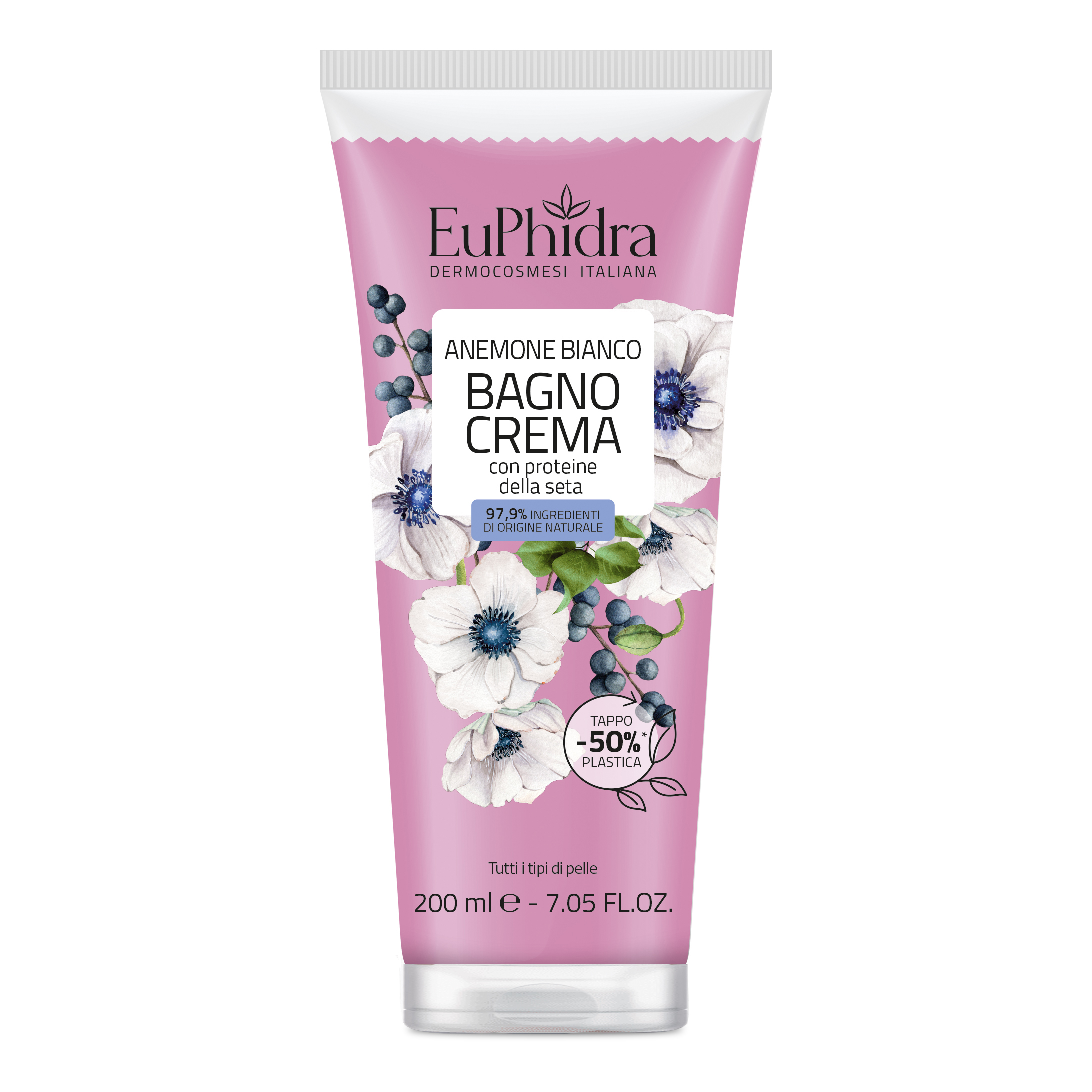 Euphidra bagno crema anemone bianco 200 ml