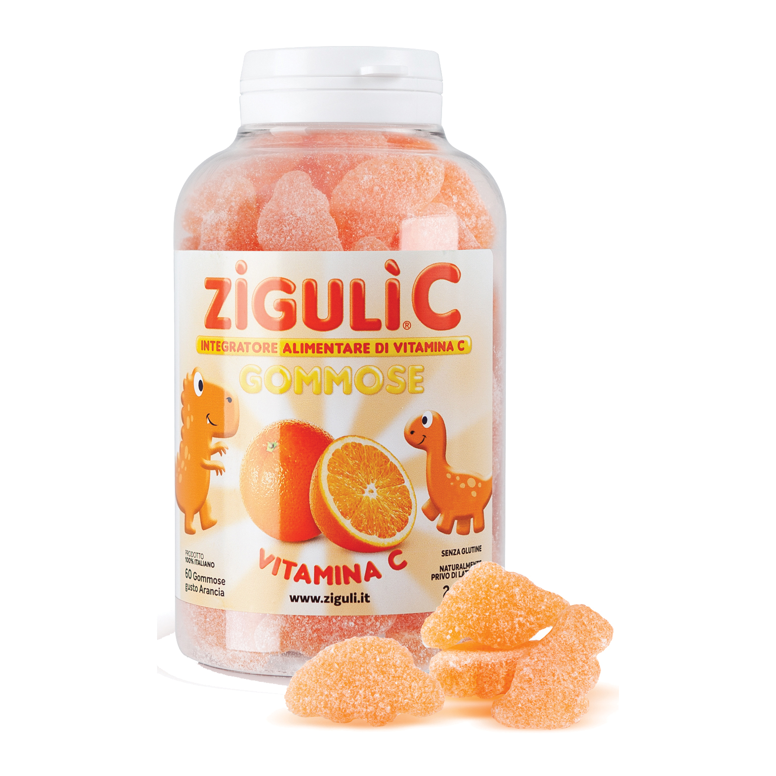 Ziguli c arancia 60 gommose