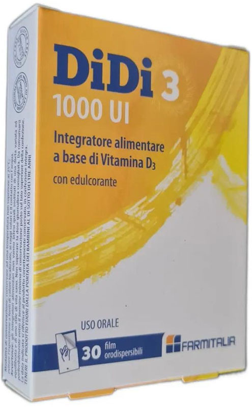 Didi3 1000 ui 30 film orodispersibili