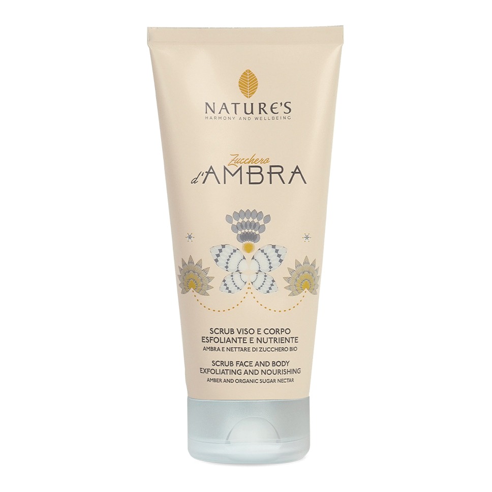 Nature's zucchero ambra scrub viso corpo edizione limitata 190 g