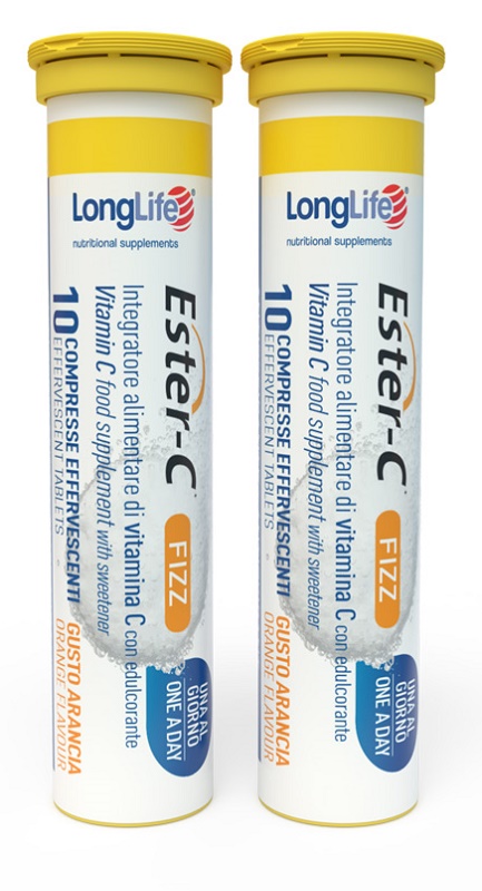 Longlife ester-c fizz gusto arancia 20 compresse effervescenti