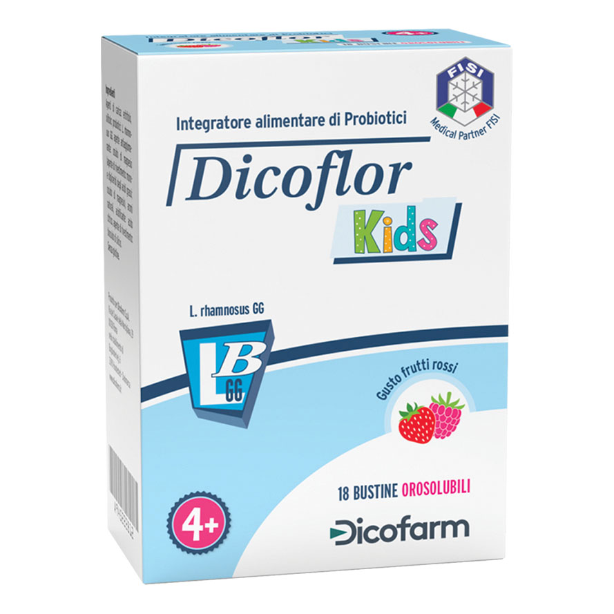 Dicoflor Kids 18 Bustine Orosolubili