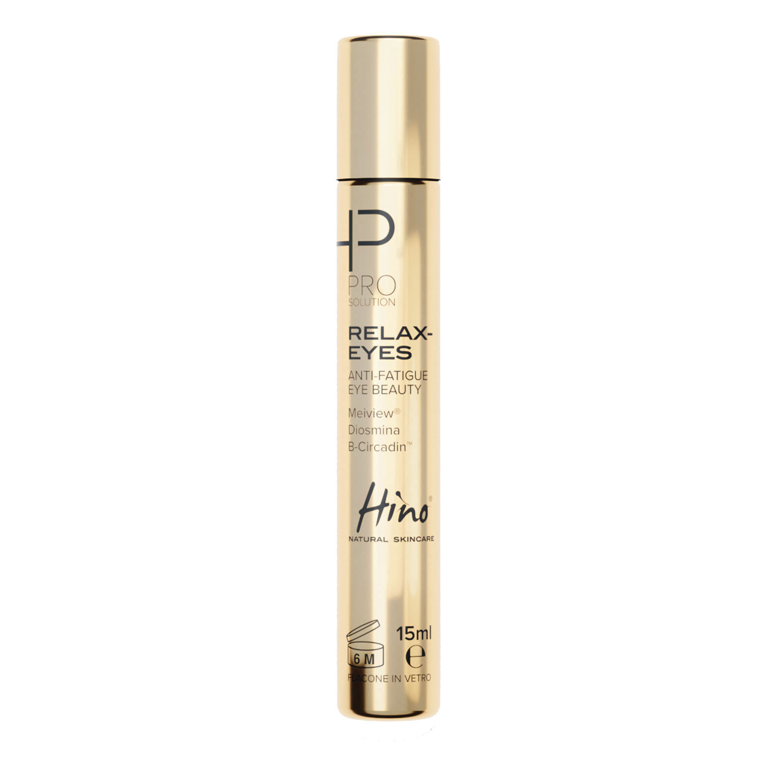 Hino natura skincare pros relax eyes gel distensivo zona sottostante occhi 15 ml