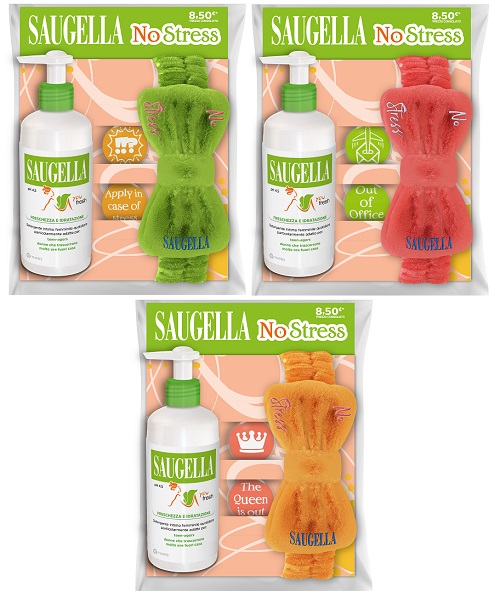 Saugella youfresh no stress bundle composto da 1 youfresh 200 ml + gadget fascia capelli + gadget 2 patch occhi