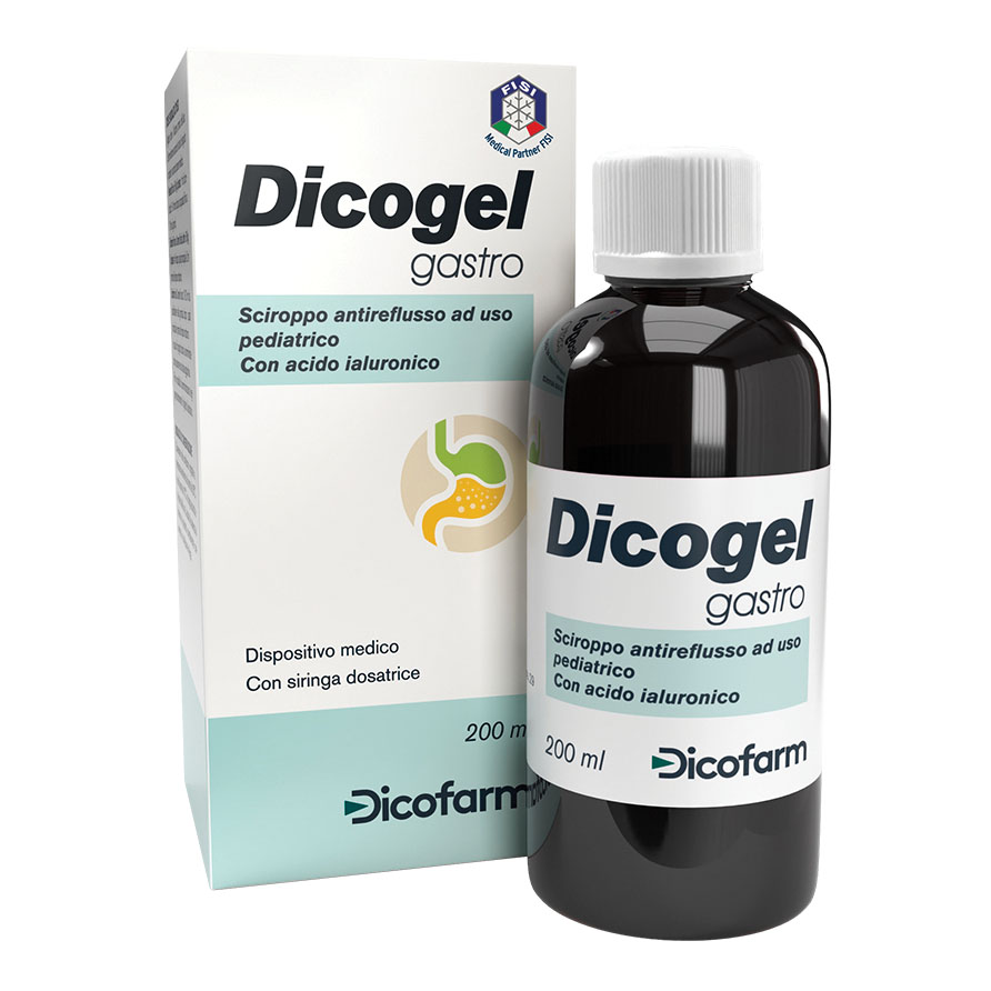 Sciroppo antireflusso pediatrico dicogel gastro 200 ml