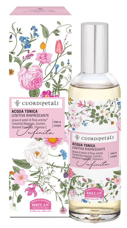 Cuor di petali infinita acqua tonica lenitiva rinfrescante