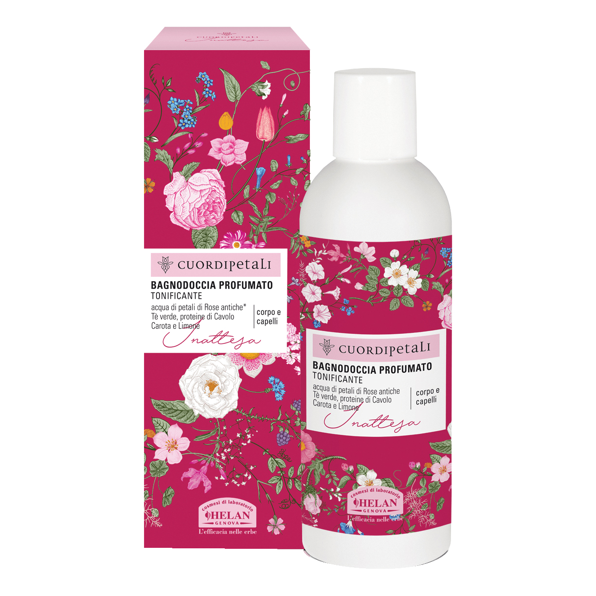 Cuor di petali inattesa bagnodoccia profumato tonificante 200 ml