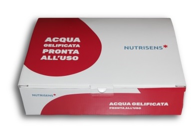 Acqua gelificata pronta all 039 uso edulcorata pesca 12 pezzi da 12...