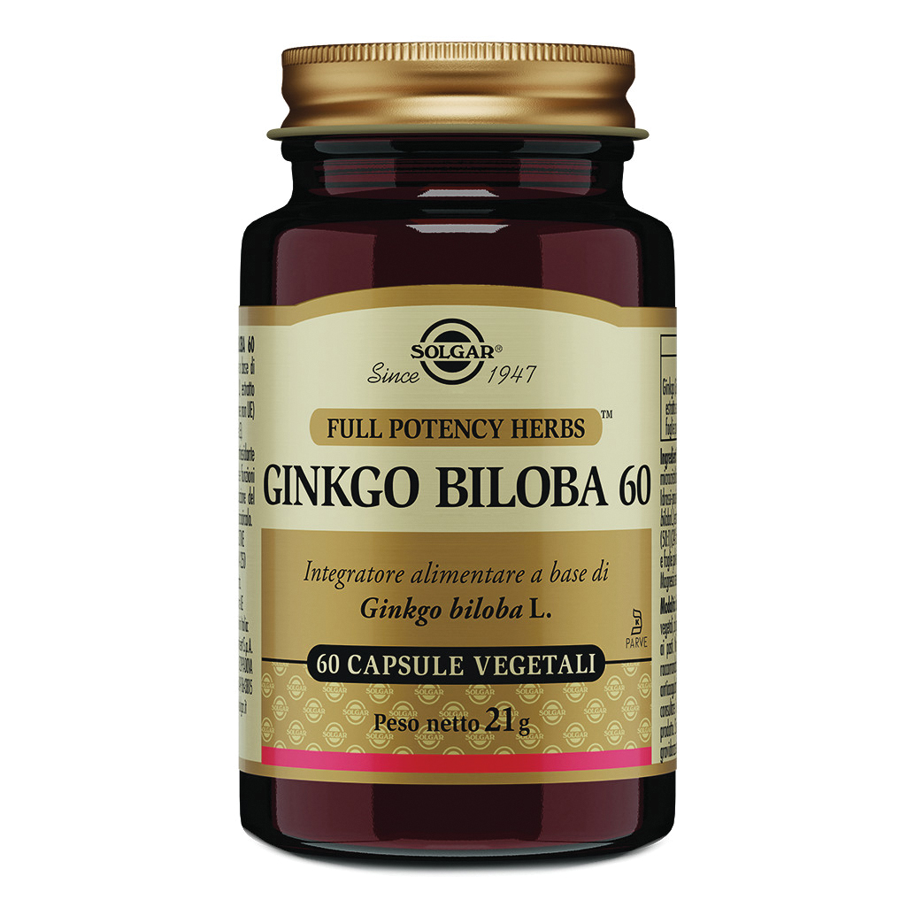 Ginkgo biloba 60 60 capsule vegetali