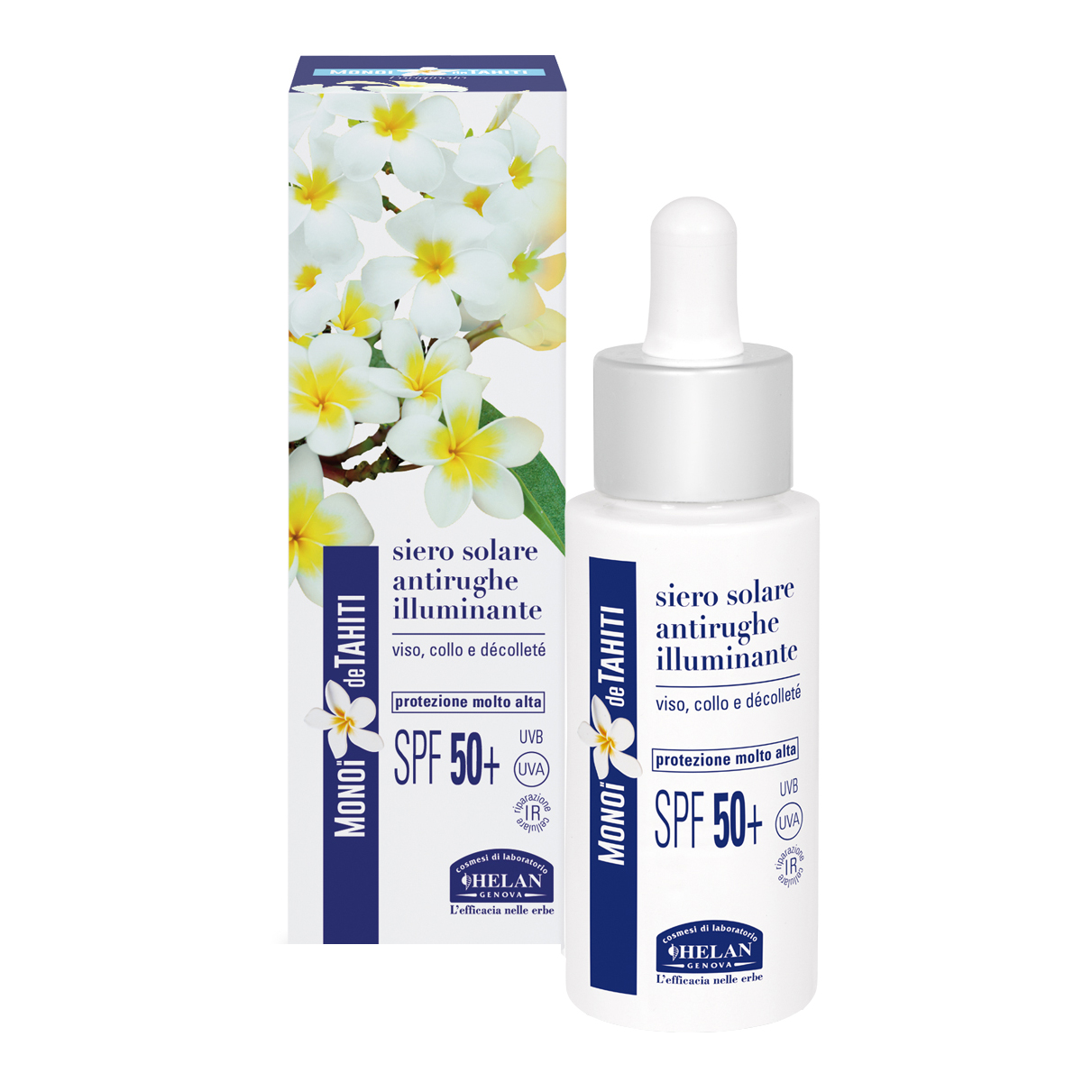 Monoi de tahiti miti siero solare illuminante antirughe spf50+ 30 ml