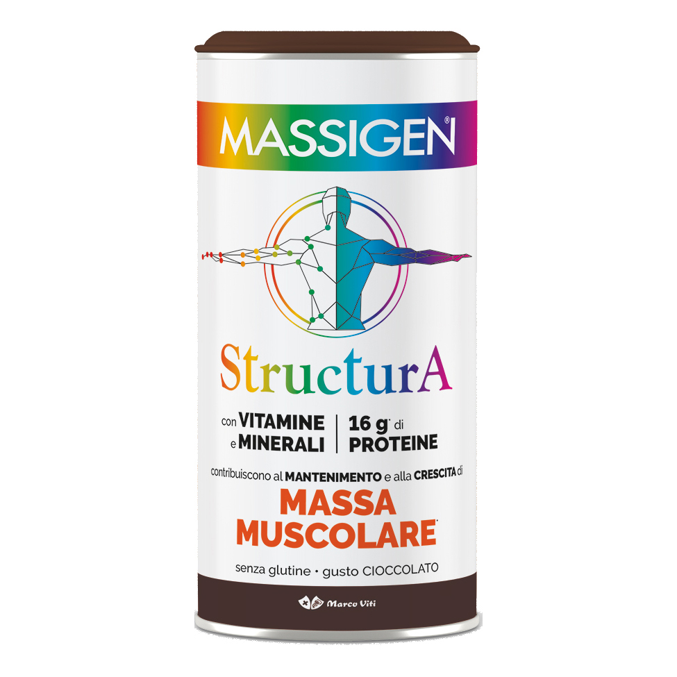 Massigen Structura Integratore Muscolare 50+ Cioccolato 252 g