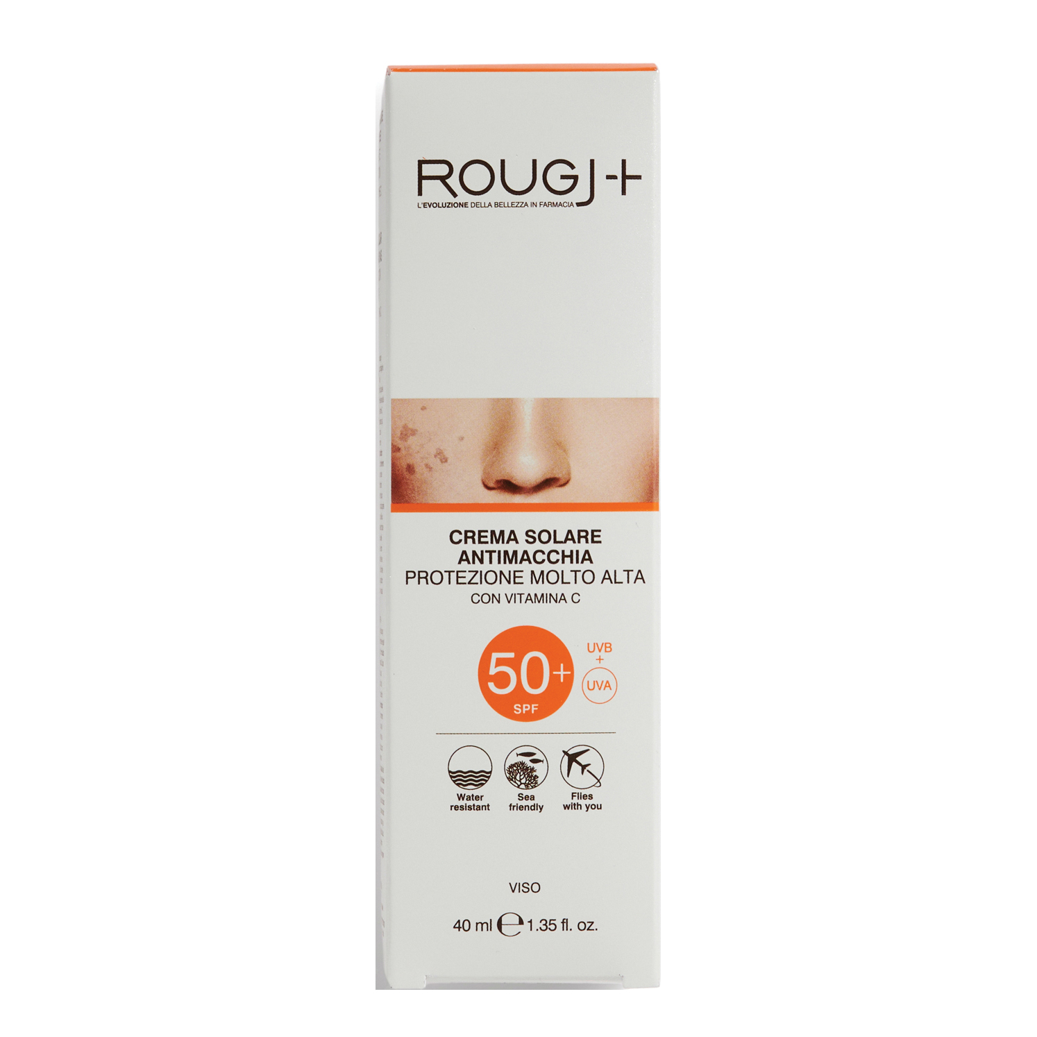 Rougj Solare Viso Antimacchia SPF50+ con Vitamina C 40 ml