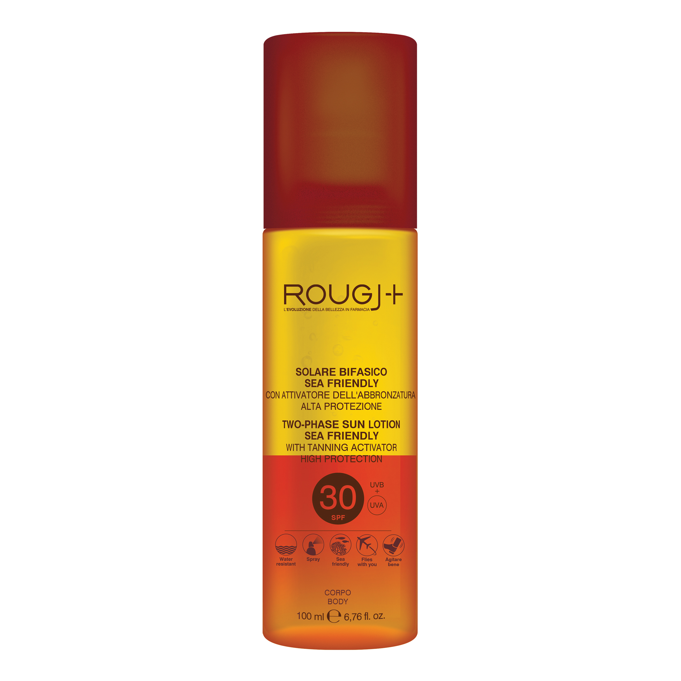 Rougj suntech spf30 bifasico intensificatore abbronzatura 100 ml