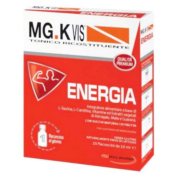 Mgk vis tonico ricostituente energia 10 flaconcini da 10 ml
