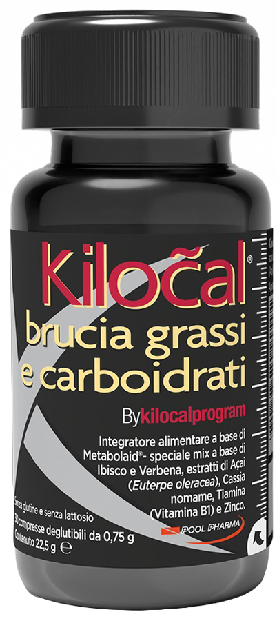 Kilocal Brucia Grassi e Carboidrati 30 Compresse