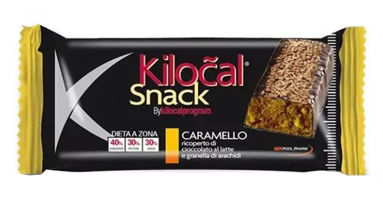 Kilocal Snack Barretta Caramello 33g 1 Pezzo