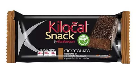 Kilocal Snack Barretta Cioccolato 33g 1 Pezzo
