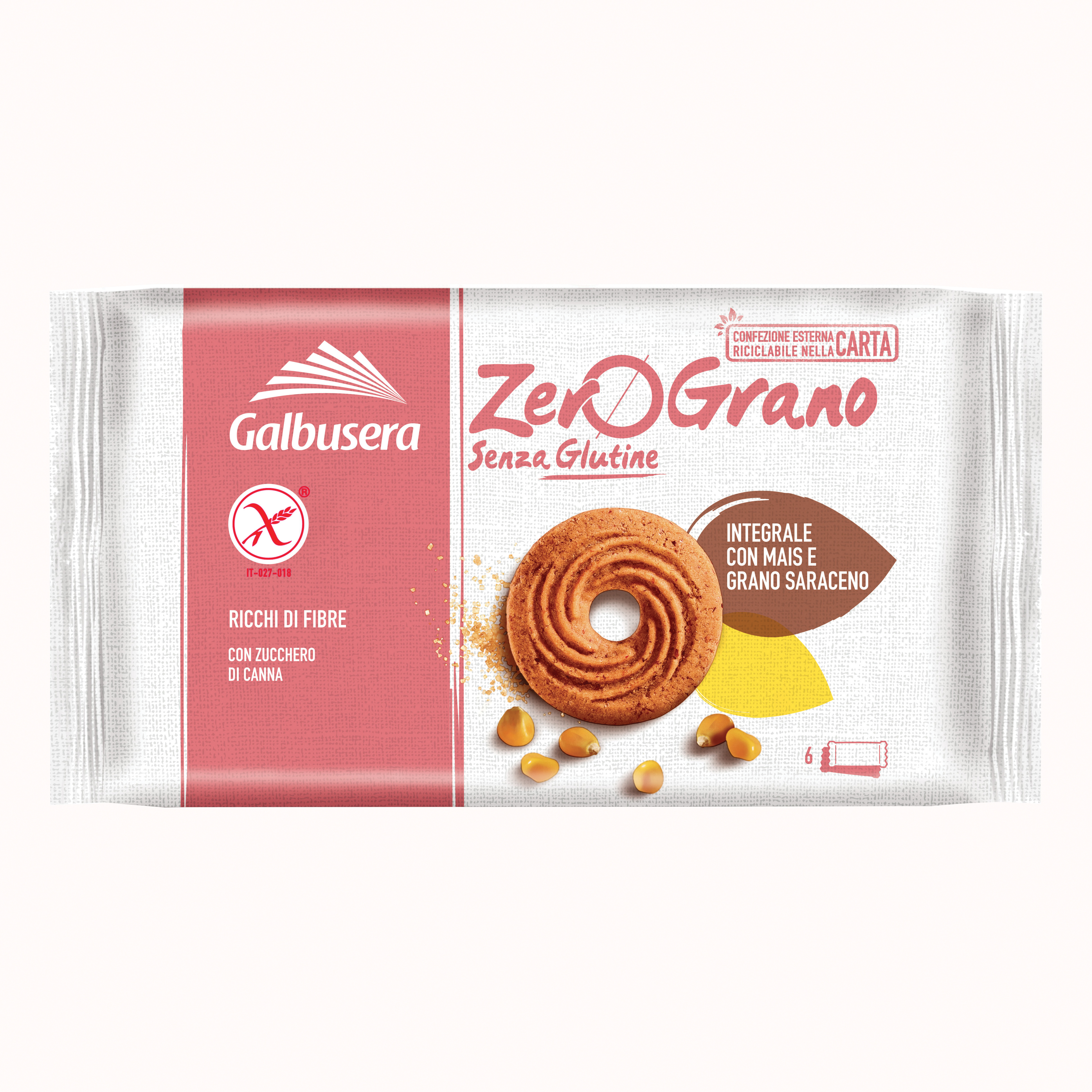 Zerograno frollini ciambelline miele 220 g