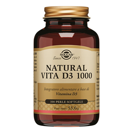 Natural vita d3 1000 100 perle softgel