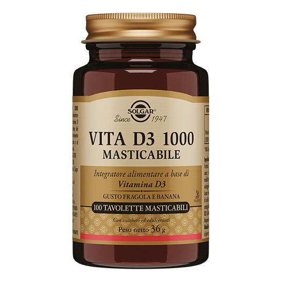 Vita d3 1000 100 tavolette masticabili