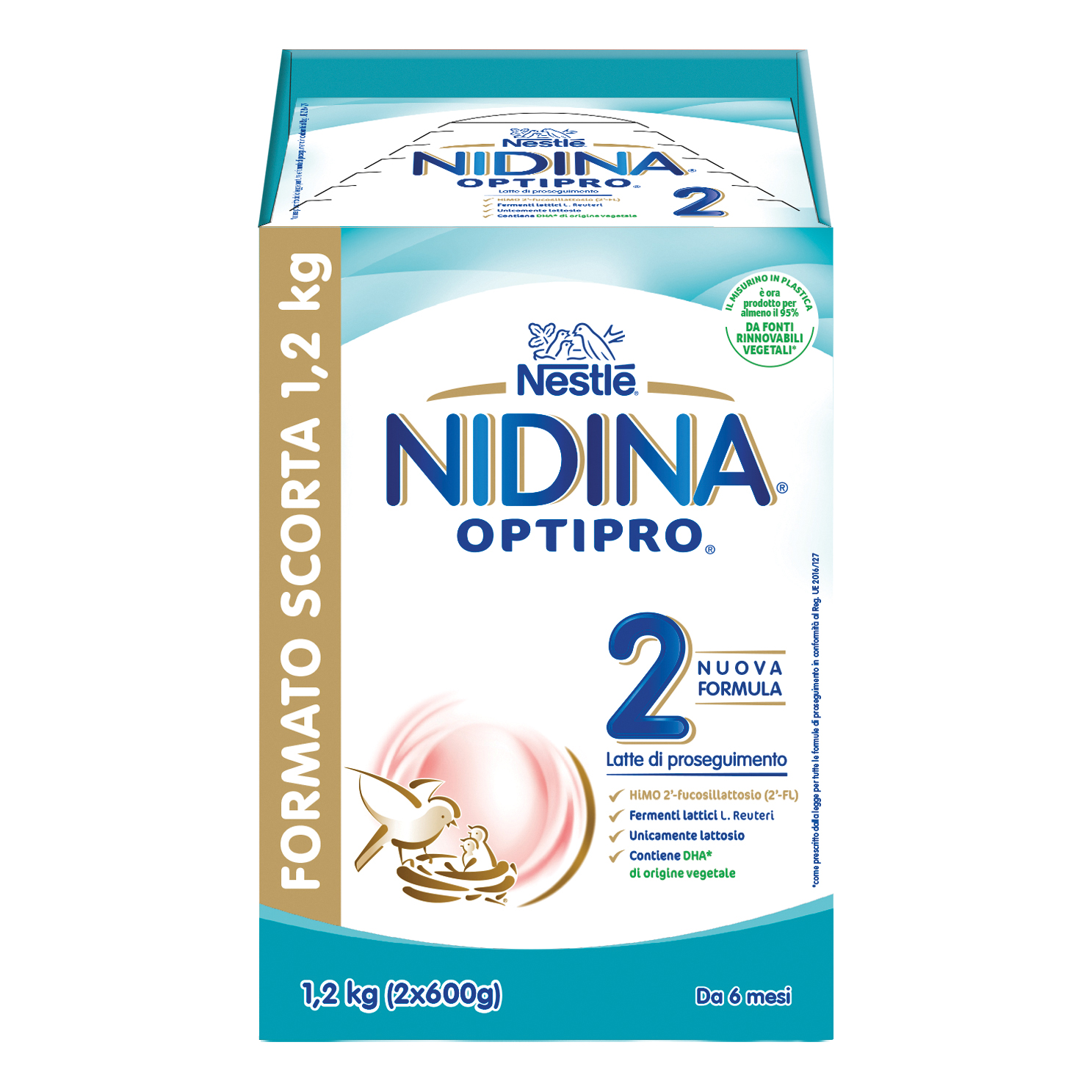 Nidina optipro 2 polvere 1,2 kg