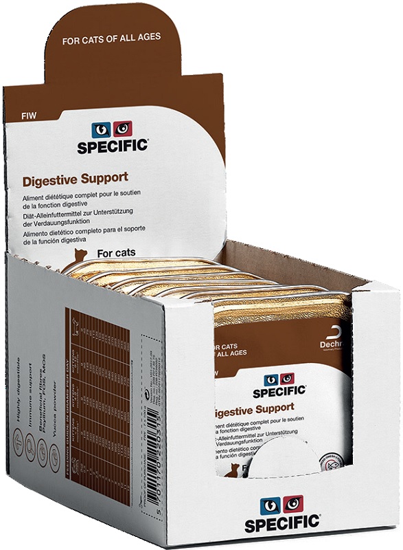 Specific gatto fiw digestive support 7 pezzi da 100 g