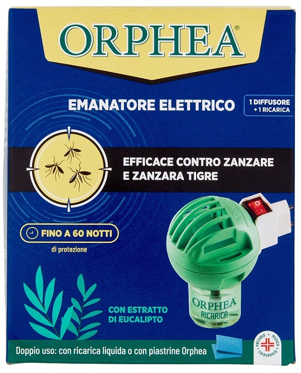 Orphea emanatore elettrico 1 diffusore + 1 ricarica liquida 30 ml