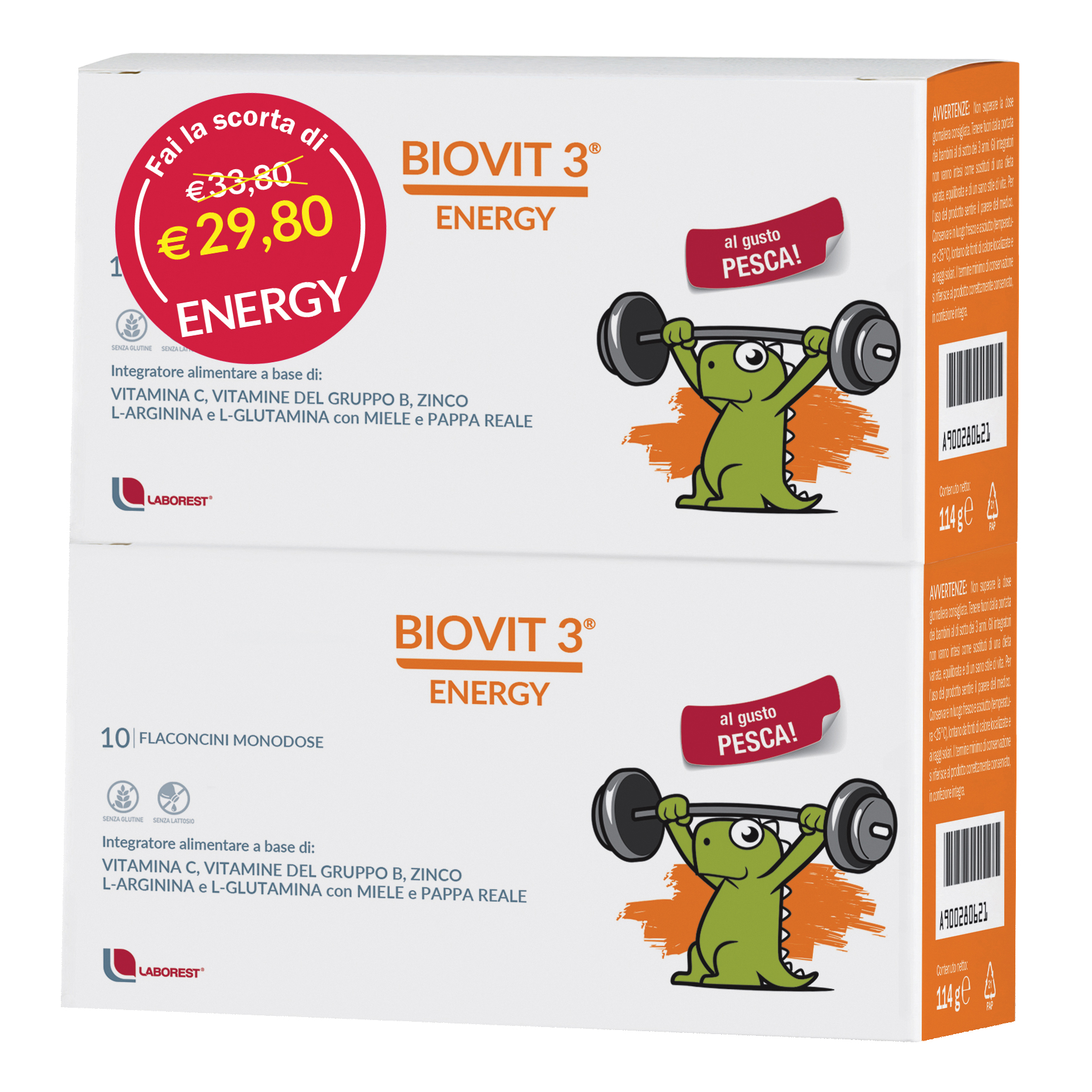 Biovit 3 energy multipack 10 flaconi x 2