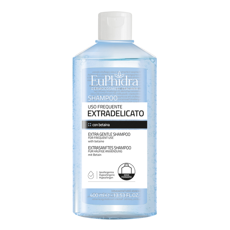 Euphidra shampoo uso frequente extra delicato 400 ml
