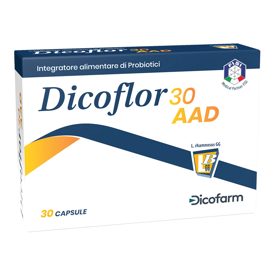 Dicoflor 30 AAD Integratore Probiotico 30 Capsule