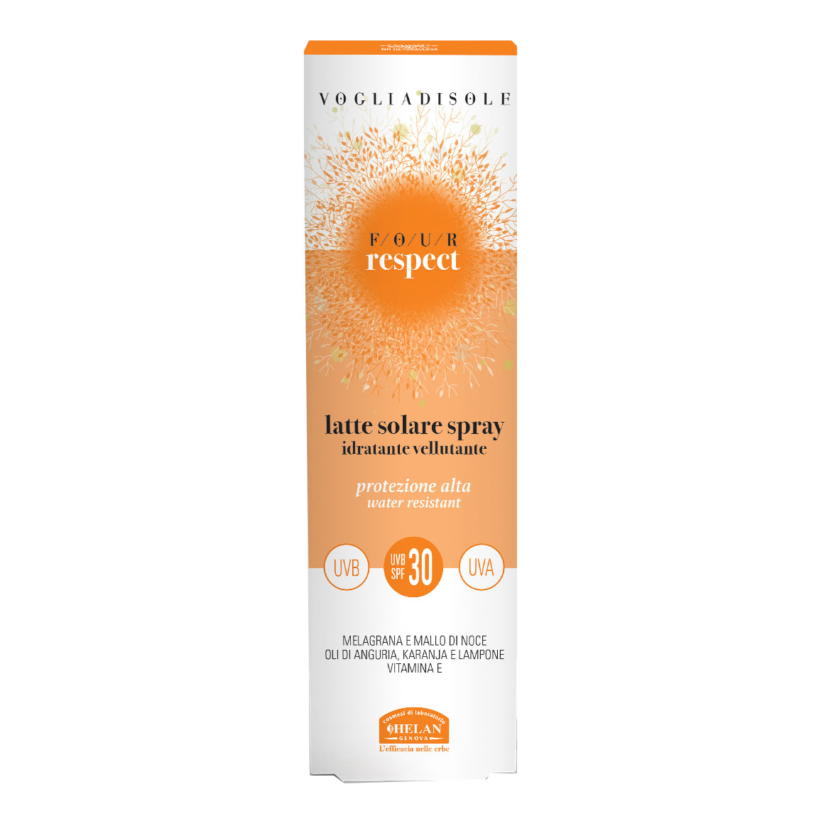 Voglia di sole four respect latte solare spray spf30 150 ml