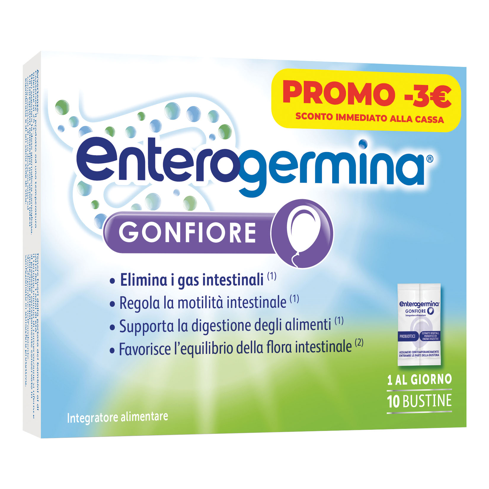 Enterogermina gonfiore 10 bustine 4 g promo
