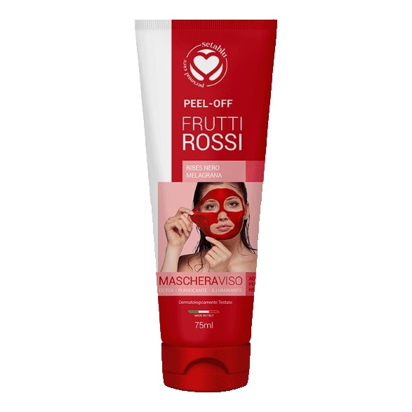 Setablu maschera viso peel off frutti rossi
