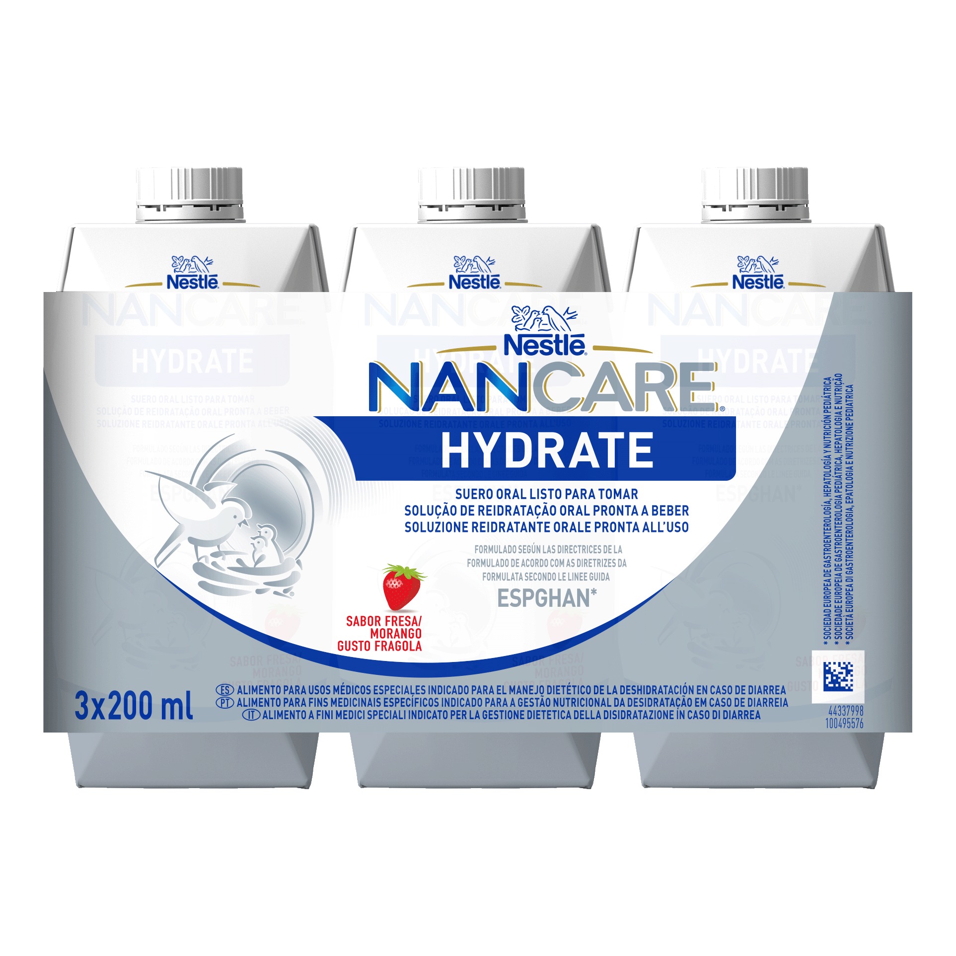 NANCARE Hydrate Liquido 3 Brick da 200 ml