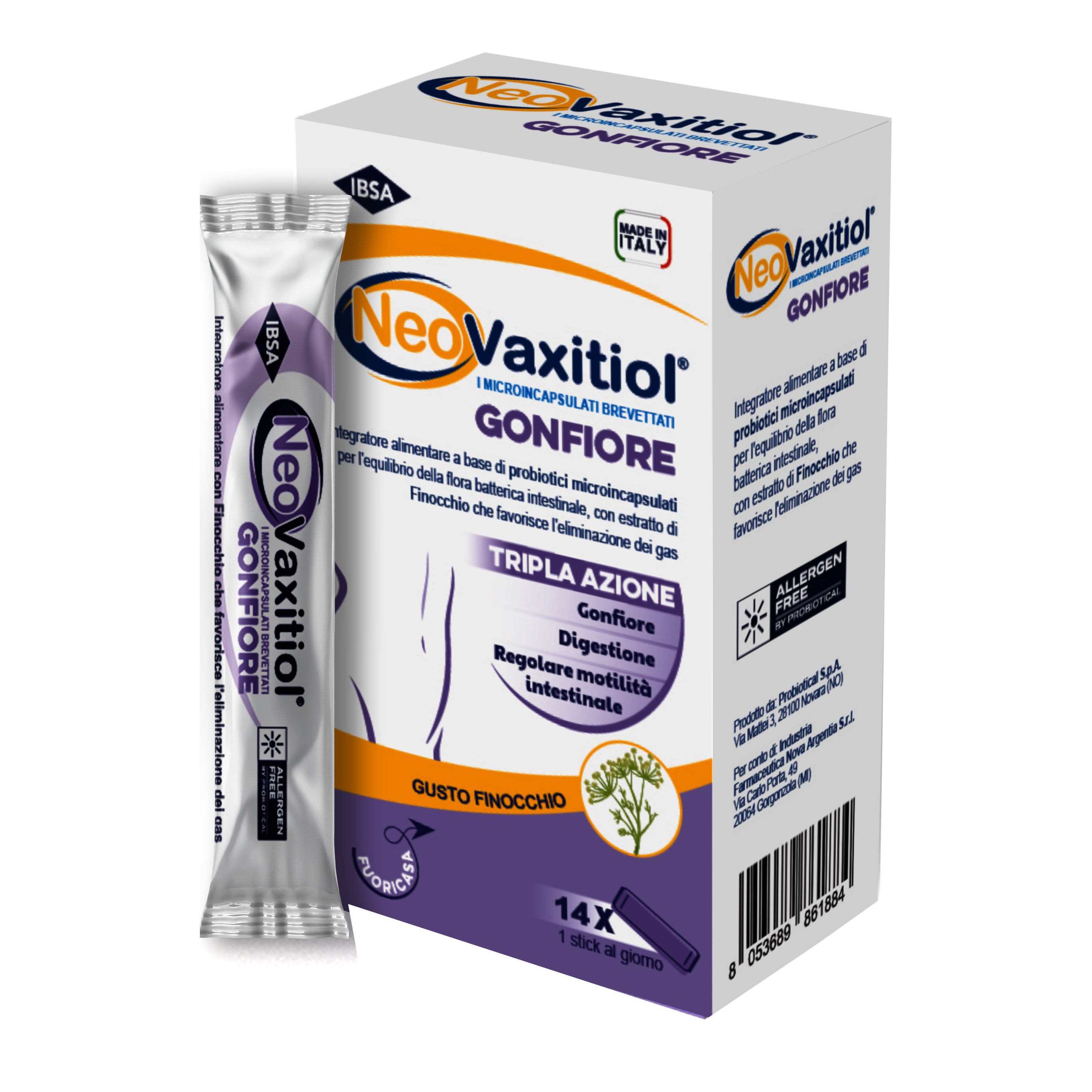 Neovaxitiol Gonfiore 14 Stick