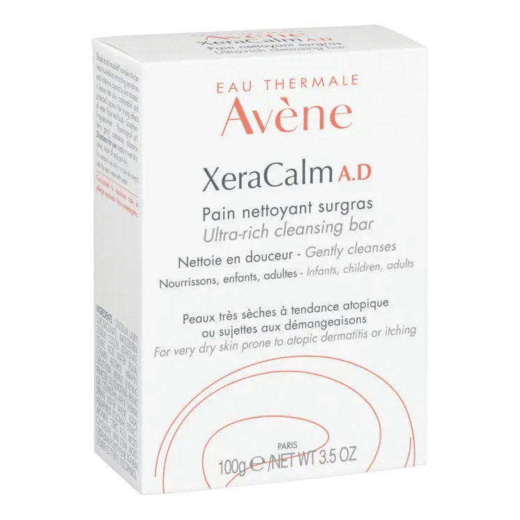 Avène Xera Calm A. D Pane Detergente Surgras Anti-Prurito per Pelle Molto Secca