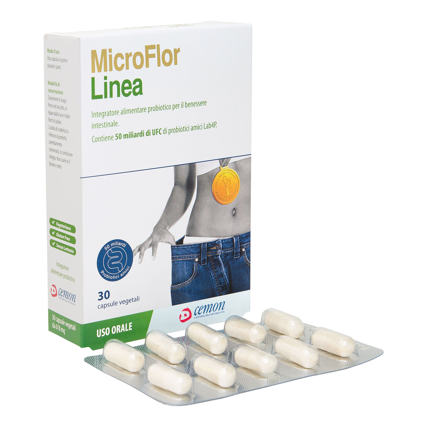 Cemon Microflor Linea 30 Capsule Vegetali