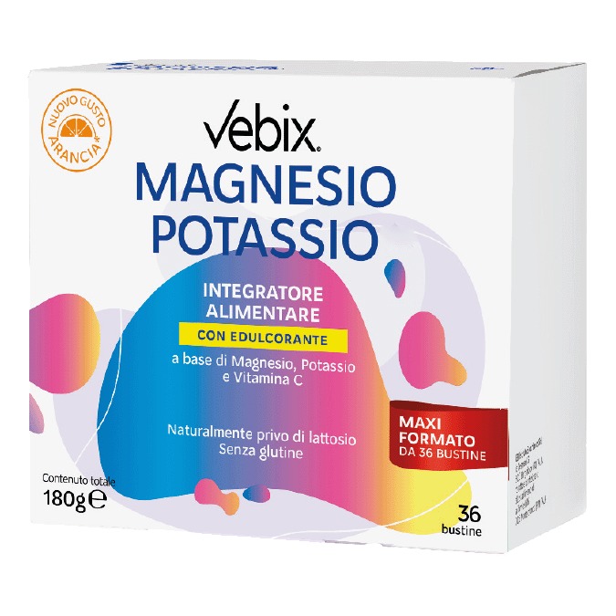Vebix magnesio potassio con edulcorante 36 bustine da 5 g